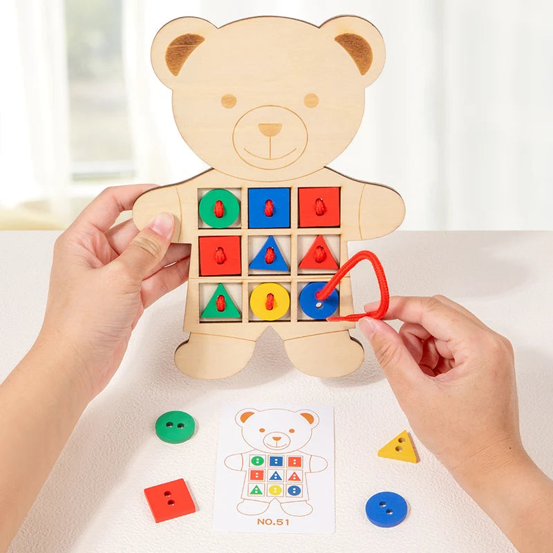 Montessori Threading Toy