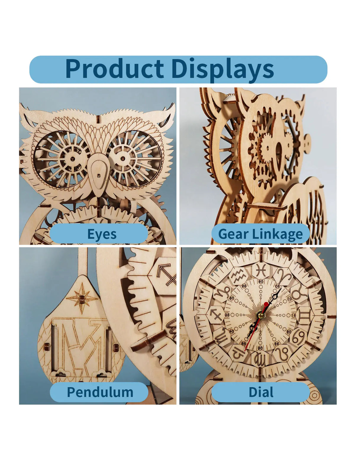 Wooden Clock Puzzle