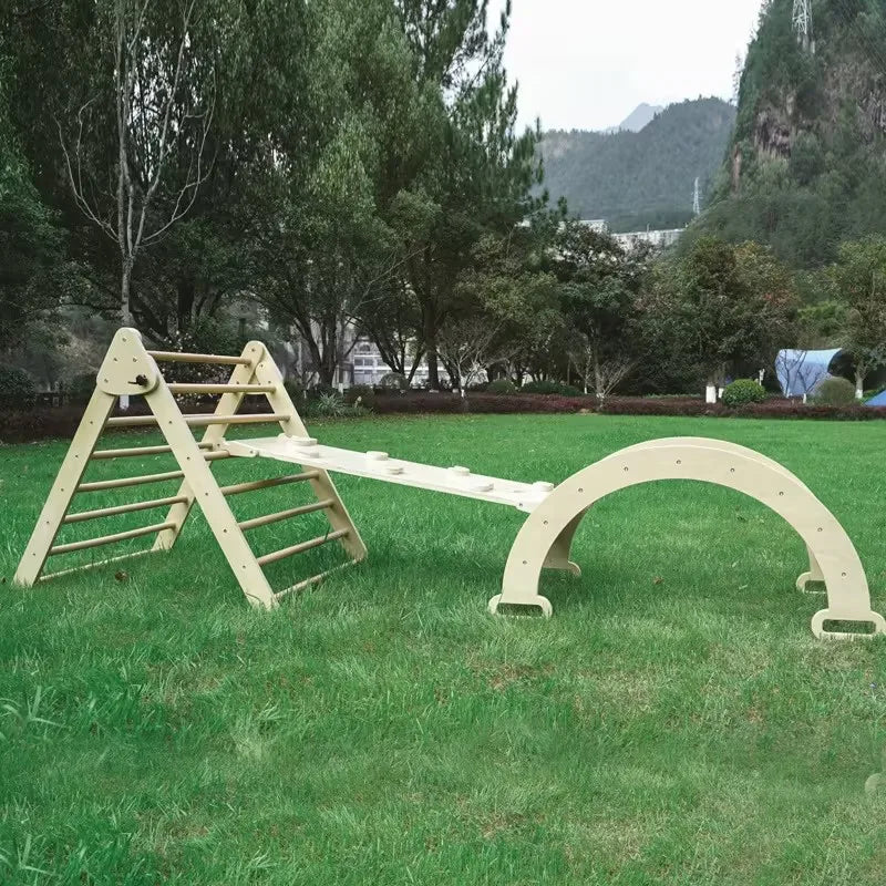 Pikler Triangle Climbing Set