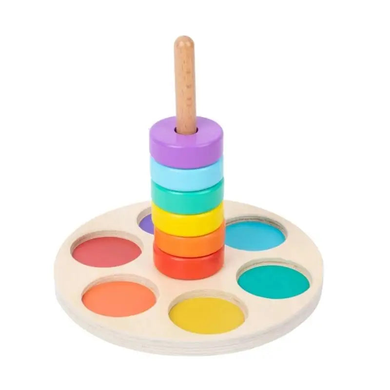 Wooden Rainbow Stacker