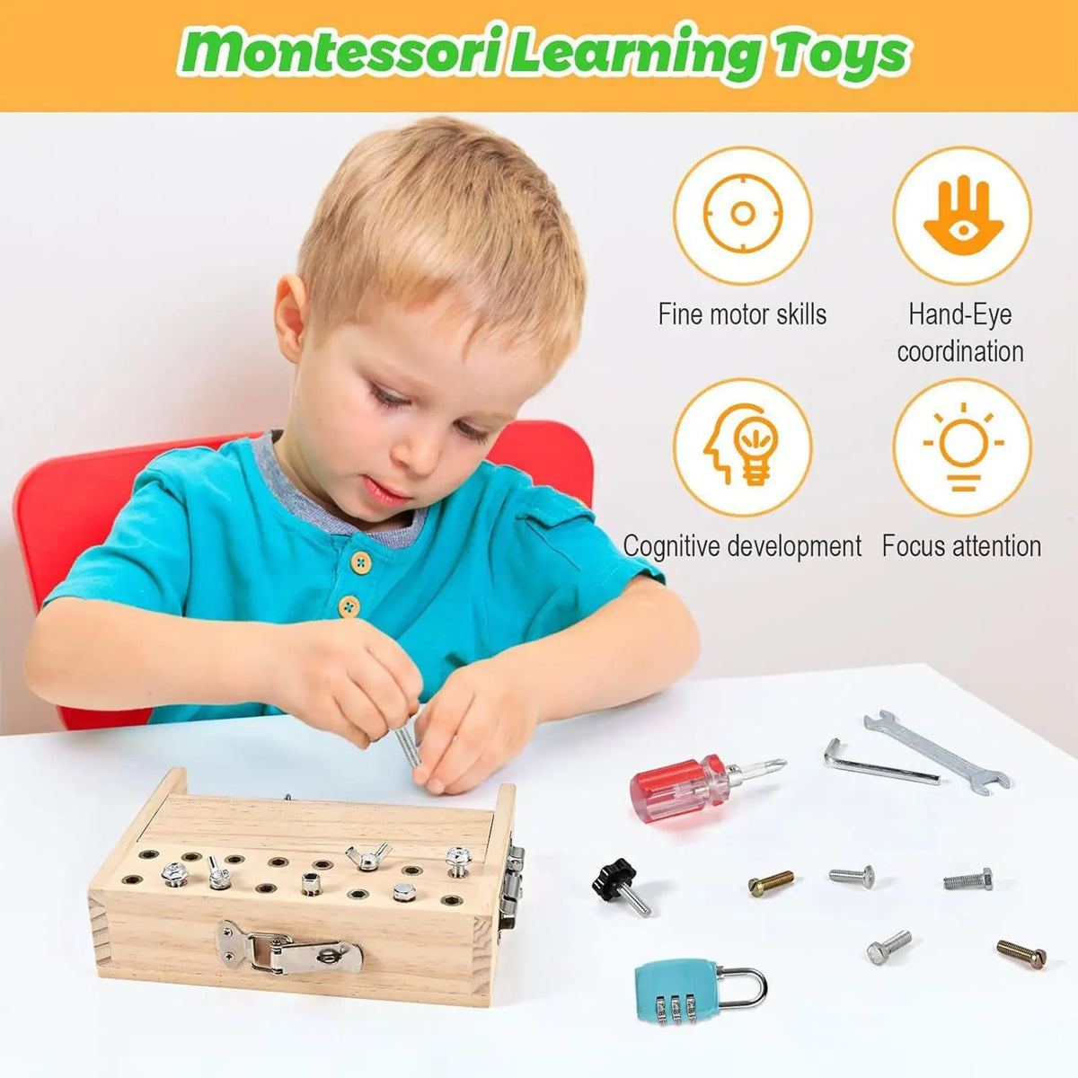 Montessori Lock and Key Toy