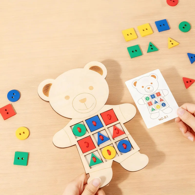 Montessori Threading Toy