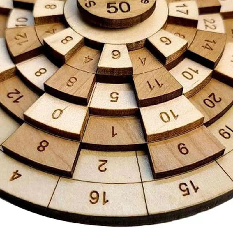 Wooden Number Puzzle