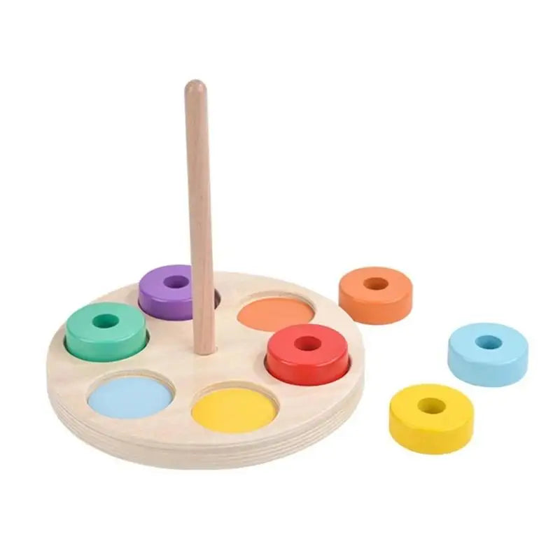Wooden Rainbow Stacker