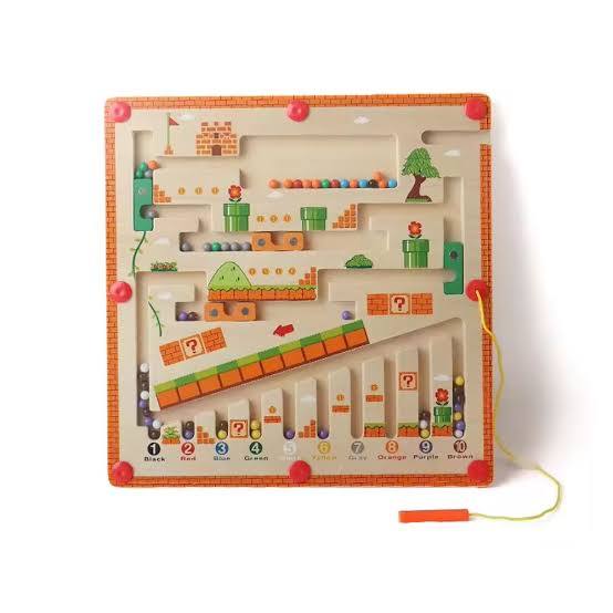 Wooden Bead Maze Toy