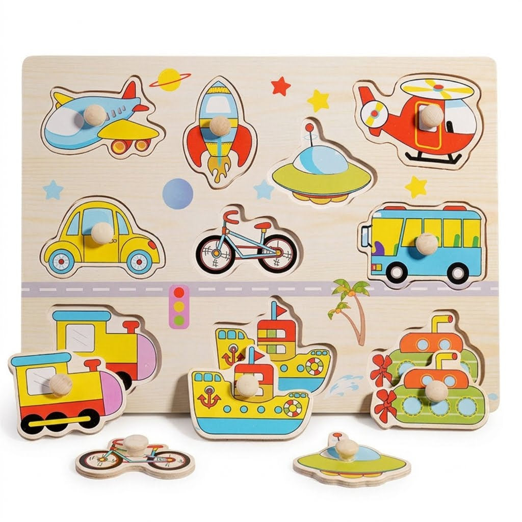 Wooden Peg Puzzles