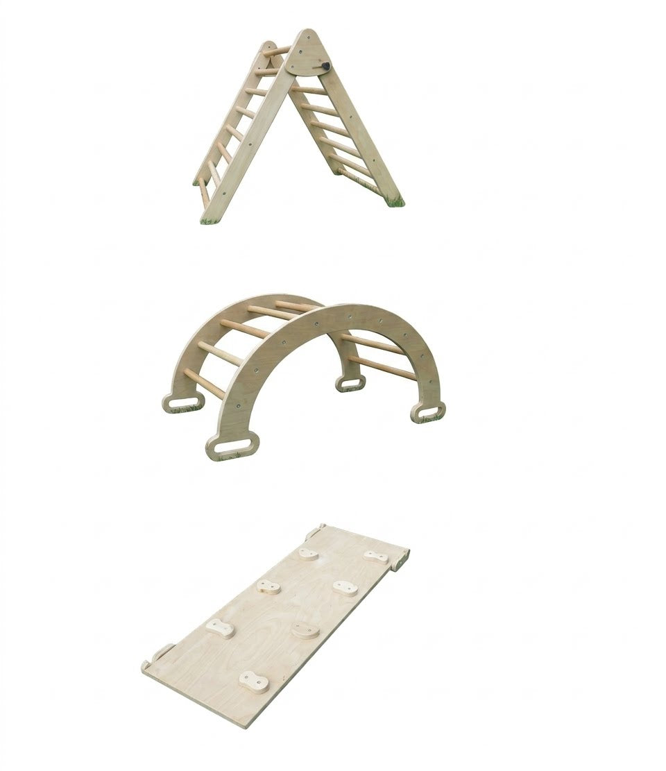 Pikler Triangle Climbing Set