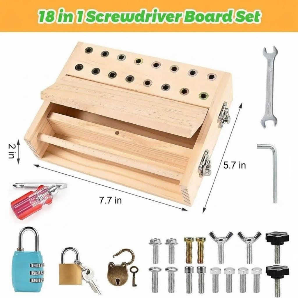 Montessori Lock and Key Toy